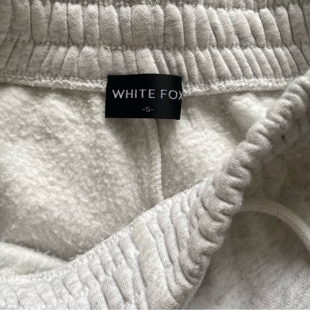 White Fox Sweat Shorts